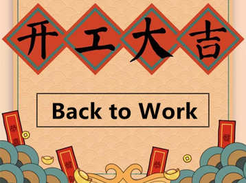 torna al lavoro da CNY vacanza