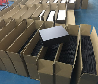 3 scatole di carta pieghevoli per contenitori spedite dalla fabbrica MLP